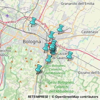 Mappa Via Savona, 40139 Bologna BO, Italia (2.30923)