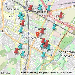 Mappa Via Savona, 40139 Bologna BO, Italia (1.133)
