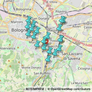Mappa Via Gaspare Nadi, 40137 Bologna BO, Italia (1.5305)