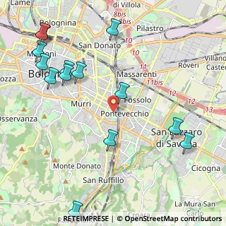Mappa Via Gaspare Nadi, 40137 Bologna BO, Italia (2.735)