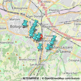Mappa Via Gaspare Nadi, 40137 Bologna BO, Italia (1.26813)