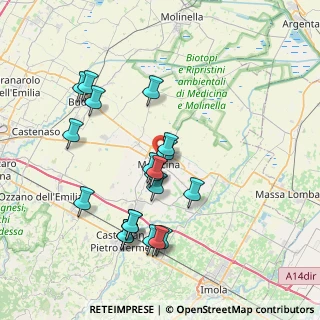 Mappa Via Morara Ugo, 40059 Medicina BO, Italia (7.61)