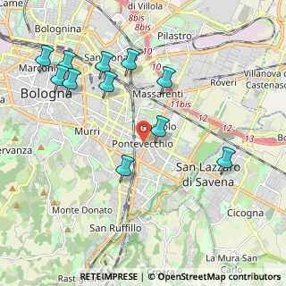 Mappa Via Benozzo Gozzoli, 40139 Bologna BO, Italia (2.26091)