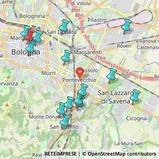 Mappa Via Benozzo Gozzoli, 40139 Bologna BO, Italia (2.47333)