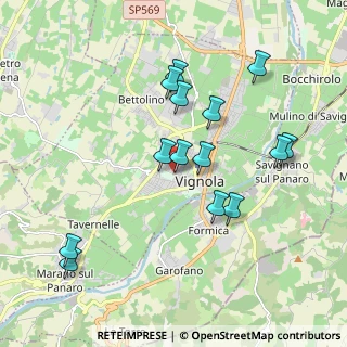 Mappa Via Garavini, 41058 Vignola MO, Italia (1.92429)