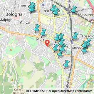 Mappa Via Massimiliano Angelelli, 40137 Bologna BO, Italia (1.2305)