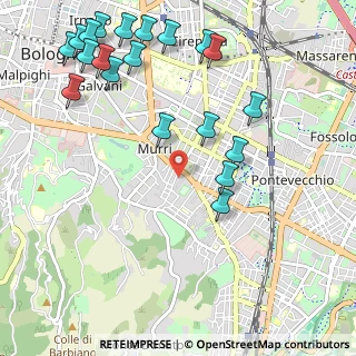 Mappa Via Massimiliano Angelelli, 40137 Bologna BO, Italia (1.347)
