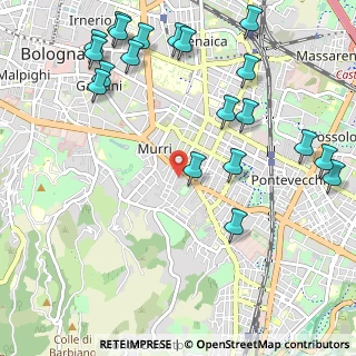 Mappa Via Massimiliano Angelelli, 40137 Bologna BO, Italia (1.3745)