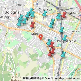 Mappa Via Massimiliano Angelelli, 40137 Bologna BO, Italia (1.1705)
