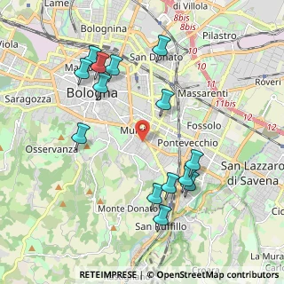 Mappa Via Massimiliano Angelelli, 40137 Bologna BO, Italia (2.14)