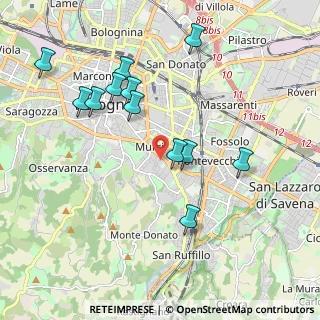 Mappa Via Massimiliano Angelelli, 40137 Bologna BO, Italia (2.03167)