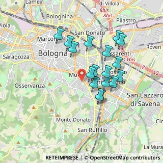 Mappa Via Massimiliano Angelelli, 40137 Bologna BO, Italia (1.57529)