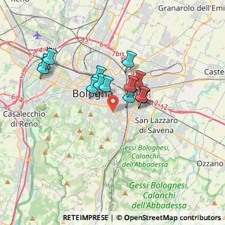 Mappa Via Massimiliano Angelelli, 40137 Bologna BO, Italia (2.93615)