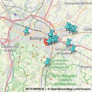Mappa Via Massimiliano Angelelli, 40137 Bologna BO, Italia (3.22833)