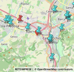 Mappa Via Achille Grandi, 40033 Casalecchio di Reno BO, Italia (2.99889)