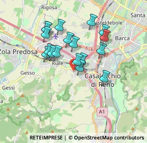 Mappa Via Achille Grandi, 40033 Casalecchio di Reno BO, Italia (1.54889)