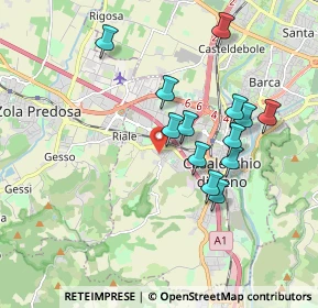 Mappa Via Achille Grandi, 40033 Casalecchio di Reno BO, Italia (1.71769)