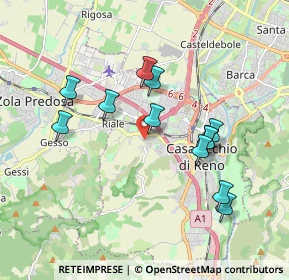 Mappa Via Achille Grandi, 40033 Casalecchio di Reno BO, Italia (1.76583)
