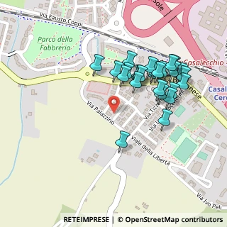 Mappa Via Achille Grandi, 40033 Casalecchio di Reno BO, Italia (0.21923)