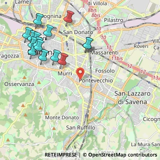 Mappa Via Giuseppe Ruggi, 40137 Bologna BO, Italia (2.62)