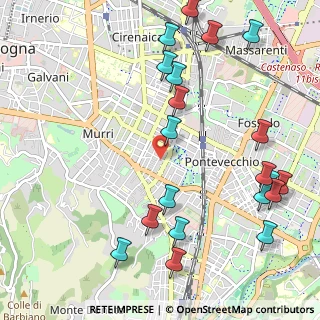 Mappa Via Giuseppe Ruggi, 40137 Bologna BO, Italia (1.342)