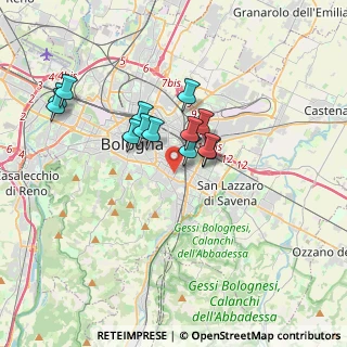 Mappa Via Giuseppe Ruggi, 40137 Bologna BO, Italia (2.98846)