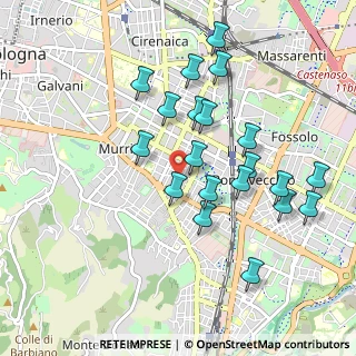 Mappa Via Giuseppe Albini, 40137 Bologna BO, Italia (0.9485)