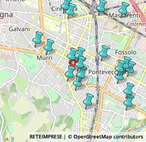 Mappa Via Umberto Monari, 40137 Bologna BO, Italia (1.0435)