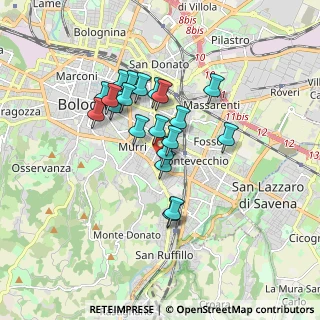 Mappa Via Luigi Silvagni, 40137 Bologna BO, Italia (1.398)