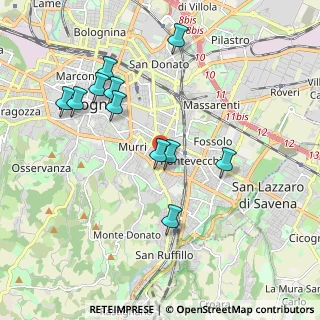 Mappa Via Umberto Monari, 40137 Bologna BO, Italia (1.95455)