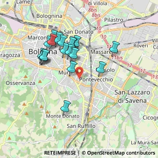 Mappa Via Umberto Monari, 40137 Bologna BO, Italia (1.773)
