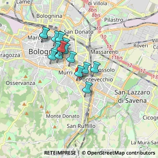 Mappa Via Luigi Silvagni, 40137 Bologna BO, Italia (1.538)