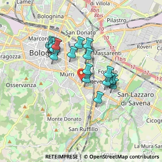 Mappa Via Umberto Monari, 40137 Bologna BO, Italia (1.6015)