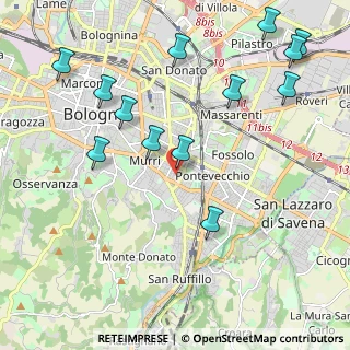 Mappa Via Luigi Silvagni, 40137 Bologna BO, Italia (2.50923)