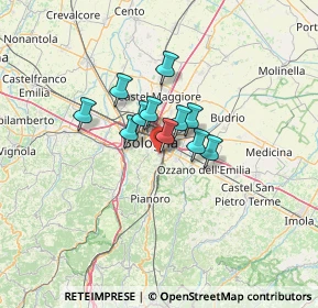 Mappa Via Giuseppe Atti, 40141 Bologna BO, Italia (7.91818)