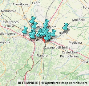 Mappa Via Giuseppe Atti, 40141 Bologna BO, Italia (8.36444)
