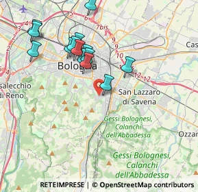 Mappa Via Giuseppe Atti, 40141 Bologna BO, Italia (3.84071)