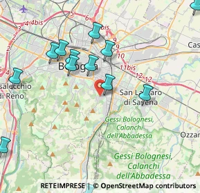 Mappa Via Giuseppe Atti, 40141 Bologna BO, Italia (5.64375)