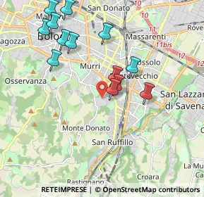 Mappa Via Giuseppe Atti, 40141 Bologna BO, Italia (2.03769)