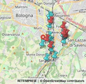 Mappa Via Giuseppe Atti, 40141 Bologna BO, Italia (1.46)