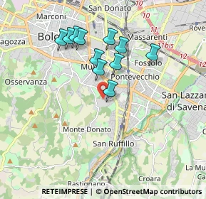 Mappa Via Giuseppe Atti, 40141 Bologna BO, Italia (1.63818)
