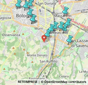 Mappa Via Giuseppe Atti, 40141 Bologna BO, Italia (2.19286)