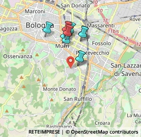 Mappa Via Giuseppe Atti, 40141 Bologna BO, Italia (1.44091)