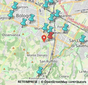 Mappa Via Giuseppe Atti, 40141 Bologna BO, Italia (2.34214)