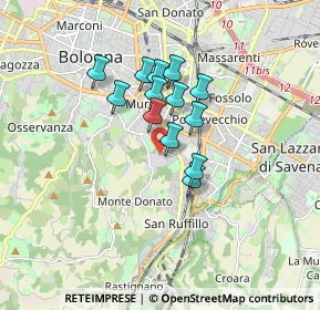 Mappa Via Giuseppe Atti, 40141 Bologna BO, Italia (1.23)