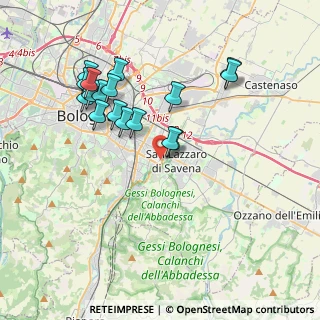 Mappa Via Fassetta, 40139 Bologna BO, Italia (3.78941)