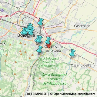 Mappa Via Fassetta, 40139 Bologna BO, Italia (3.585)