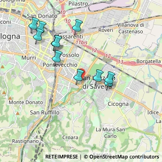 Mappa Via Fassetta, 40139 Bologna BO, Italia (2.05818)