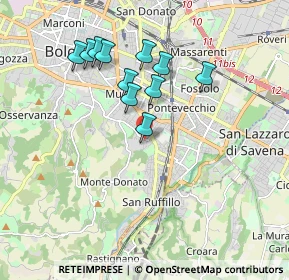 Mappa Via Pablo Neruda, 40141 Bologna BO, Italia (1.67727)