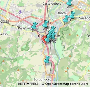Mappa Via Carlo Collodi Lorenzini, 40033 Casalecchio di Reno BO, Italia (1.45636)
